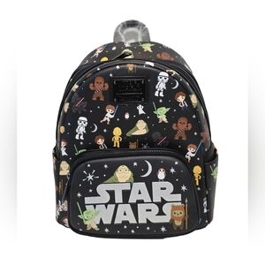 Disney Parks Loungefly STAR WARS Chibi Character Mini Backpack - NWT